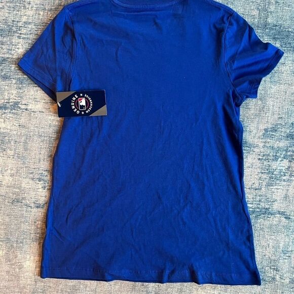 NWT! Girls Blue White Silver Glitter Los Angeles Dodgers MLB Baseball XL 14 / 16 - Picture 2 of 6